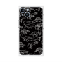 プレミアムスクエアケース with MagSafe［ Dinosaurs No.2 - Black ］