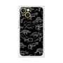 プレミアムスクエアケース with MagSafe［ Dinosaurs No.2 - Black ］