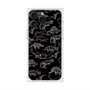 プレミアムスクエアケース with MagSafe［ Dinosaurs No.2 - Black ］