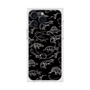 プレミアムスクエアケース with MagSafe［ Dinosaurs No.2 - Black ］