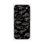 プレミアムスクエアケース with MagSafe［ Dinosaurs No.2 - Black ］