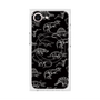 プレミアムスクエアケース with MagSafe［ Dinosaurs No.2 - Black ］
