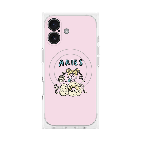 プレミアムスクエアケース with MagSafe［ Aries ］