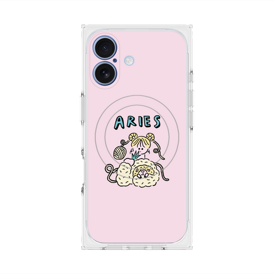 プレミアムスクエアケース with MagSafe［ Aries ］