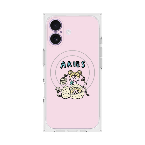 プレミアムスクエアケース with MagSafe［ Aries ］