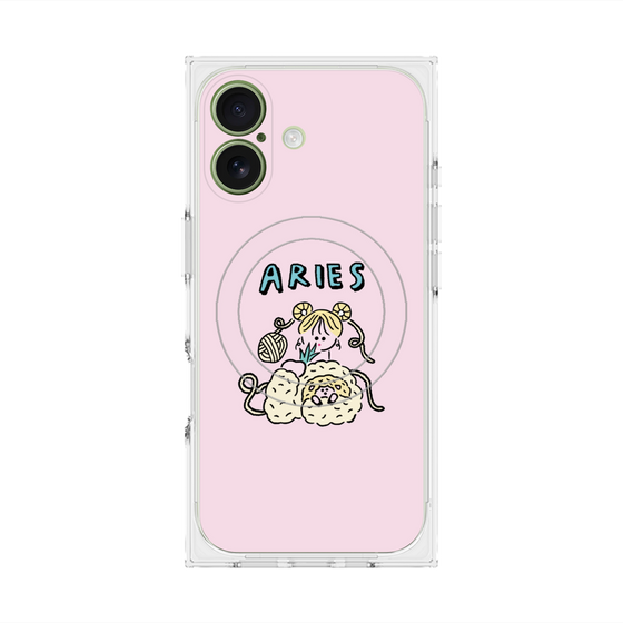 プレミアムスクエアケース with MagSafe［ Aries ］