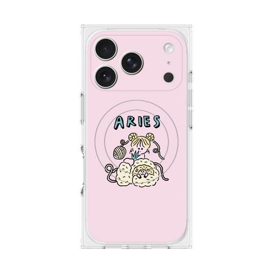 プレミアムスクエアケース with MagSafe［ Aries ］