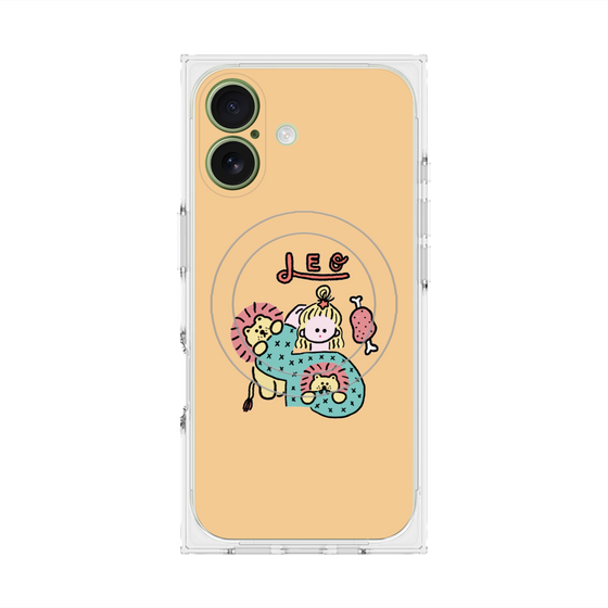 プレミアムスクエアケース with MagSafe［ Leo ］