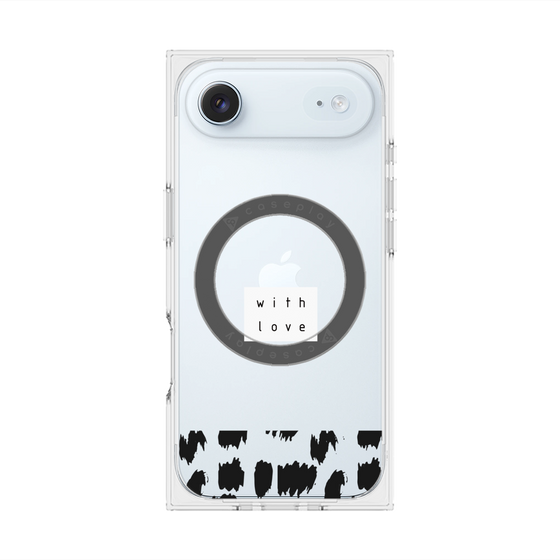 プレミアムスクエアケース with MagSafe［ artistic texture - 01 ］