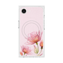 プレミアムスクエアケース with MagSafe［ Natural Flower - Pink ］