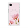 プレミアムスクエアケース with MagSafe［ Natural Flower - Pink ］