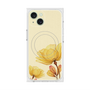 プレミアムスクエアケース with MagSafe［ Natural Flower - Yellow ］