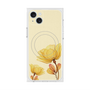プレミアムスクエアケース with MagSafe［ Natural Flower - Yellow ］