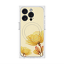 プレミアムスクエアケース with MagSafe［ Natural Flower - Yellow ］