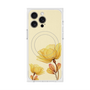 プレミアムスクエアケース with MagSafe［ Natural Flower - Yellow ］