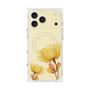 プレミアムスクエアケース with MagSafe［ Natural Flower - Yellow ］