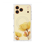 プレミアムスクエアケース with MagSafe［ Natural Flower - Yellow ］