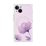 プレミアムスクエアケース with MagSafe［ Natural Flower - Purple ］