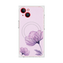 プレミアムスクエアケース with MagSafe［ Natural Flower - Purple ］