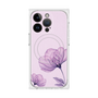 プレミアムスクエアケース with MagSafe［ Natural Flower - Purple ］