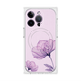 プレミアムスクエアケース with MagSafe［ Natural Flower - Purple ］