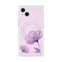 プレミアムスクエアケース with MagSafe［ Natural Flower - Purple ］