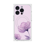 プレミアムスクエアケース with MagSafe［ Natural Flower - Purple ］