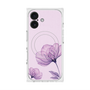 プレミアムスクエアケース with MagSafe［ Natural Flower - Purple ］