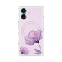 プレミアムスクエアケース with MagSafe［ Natural Flower - Purple ］
