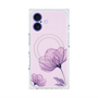 プレミアムスクエアケース with MagSafe［ Natural Flower - Purple ］