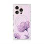 プレミアムスクエアケース with MagSafe［ Natural Flower - Purple ］