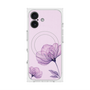 プレミアムスクエアケース with MagSafe［ Natural Flower - Purple ］
