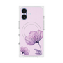 プレミアムスクエアケース with MagSafe［ Natural Flower - Purple ］