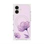 プレミアムスクエアケース with MagSafe［ Natural Flower - Purple ］