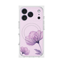 プレミアムスクエアケース with MagSafe［ Natural Flower - Purple ］