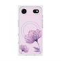 プレミアムスクエアケース with MagSafe［ Natural Flower - Purple ］