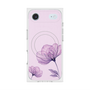 プレミアムスクエアケース with MagSafe［ Natural Flower - Purple ］