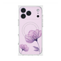 プレミアムスクエアケース with MagSafe［ Natural Flower - Purple ］
