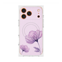 プレミアムスクエアケース with MagSafe［ Natural Flower - Purple ］