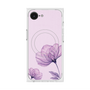 プレミアムスクエアケース with MagSafe［ Natural Flower - Purple ］