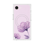 プレミアムスクエアケース with MagSafe［ Natural Flower - Purple ］