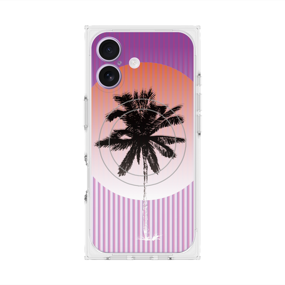 プレミアムスクエアケース with MagSafe［ Palm Tree ］