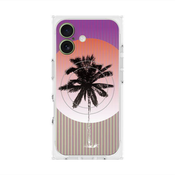 プレミアムスクエアケース with MagSafe［ Palm Tree ］