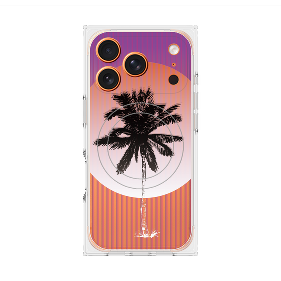 プレミアムスクエアケース with MagSafe［ Palm Tree ］