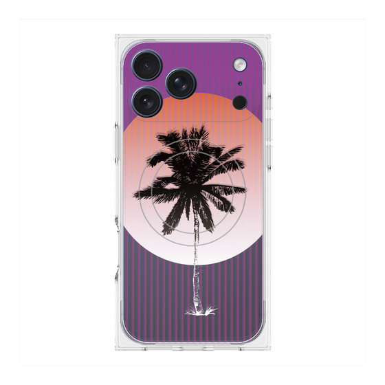 プレミアムスクエアケース with MagSafe［ Palm Tree ］