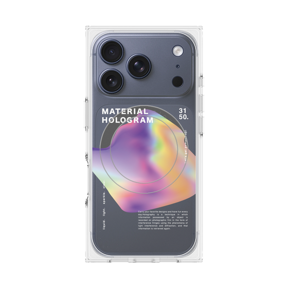プレミアムスクエアケース with MagSafe［ Liquid Purple ］