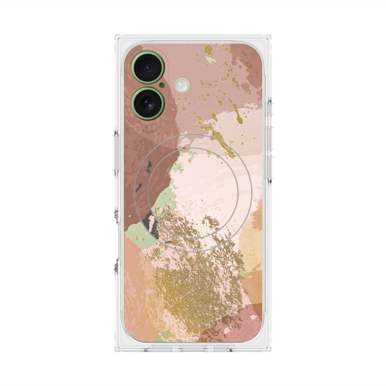 プレミアムスクエアケース with MagSafe［ Champagne pink ］
