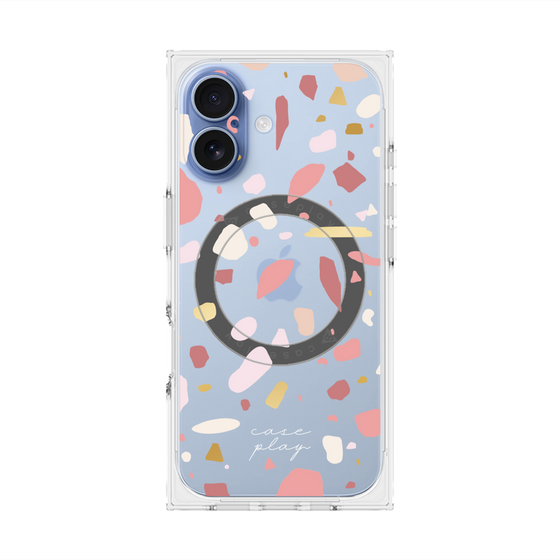 プレミアムスクエアケース with MagSafe［ Pink pieces ］