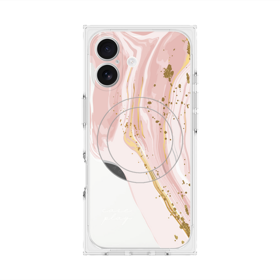 プレミアムスクエアケース with MagSafe［ Melting pink ］