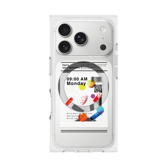 プレミアムスクエアケース with MagSafe［ 9:00 AM Monday ］